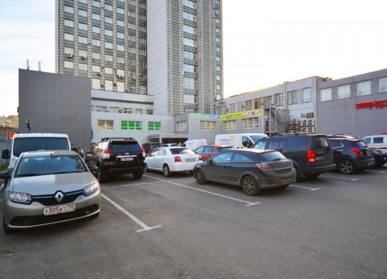 Панорама: Вид паркинга