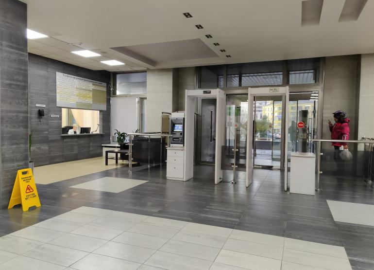 НИИСА: Вид входной группы внутри зданий